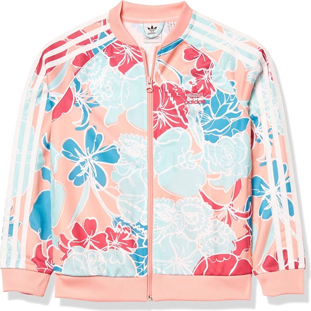 adidas Originals Girl's Superstar Top, Size- Medium